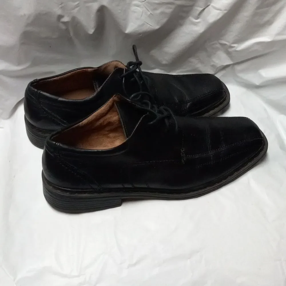 Florsheim Shoes Mens 11 Casual Oxfords Black Leather Derby Comfort